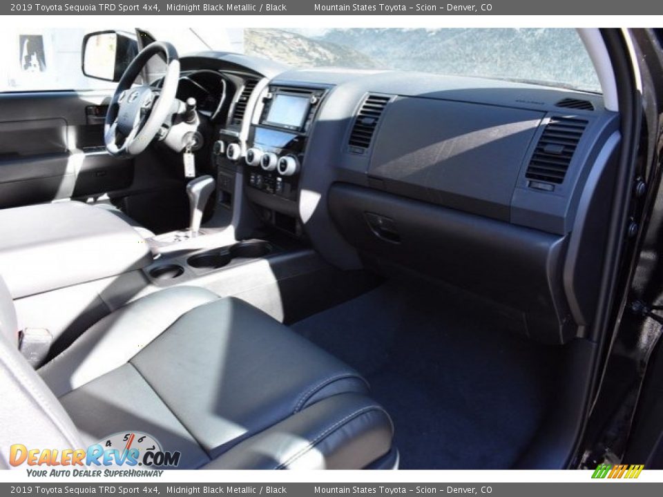 2019 Toyota Sequoia TRD Sport 4x4 Midnight Black Metallic / Black Photo #11
