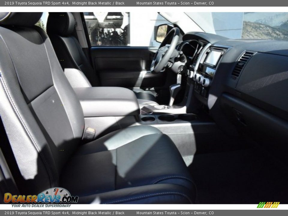 2019 Toyota Sequoia TRD Sport 4x4 Midnight Black Metallic / Black Photo #12