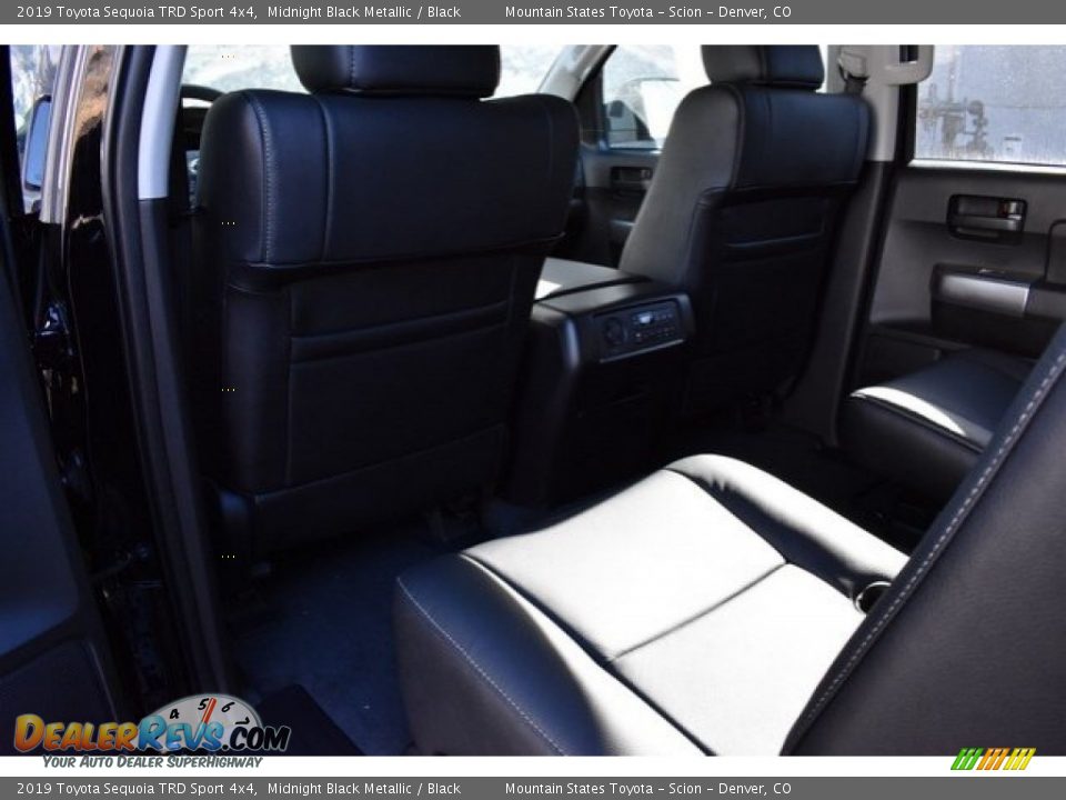 2019 Toyota Sequoia TRD Sport 4x4 Midnight Black Metallic / Black Photo #14