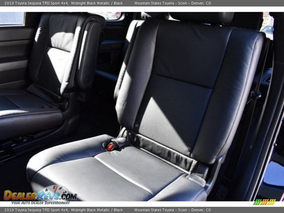 2019 Toyota Sequoia TRD Sport 4x4 Midnight Black Metallic / Black Photo #16