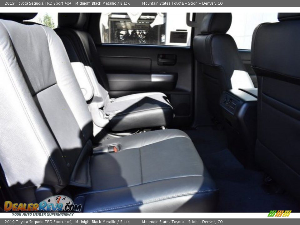 2019 Toyota Sequoia TRD Sport 4x4 Midnight Black Metallic / Black Photo #19