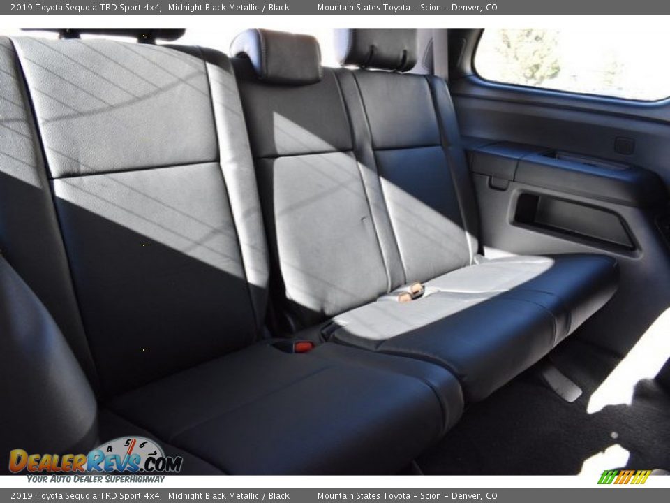 2019 Toyota Sequoia TRD Sport 4x4 Midnight Black Metallic / Black Photo #21