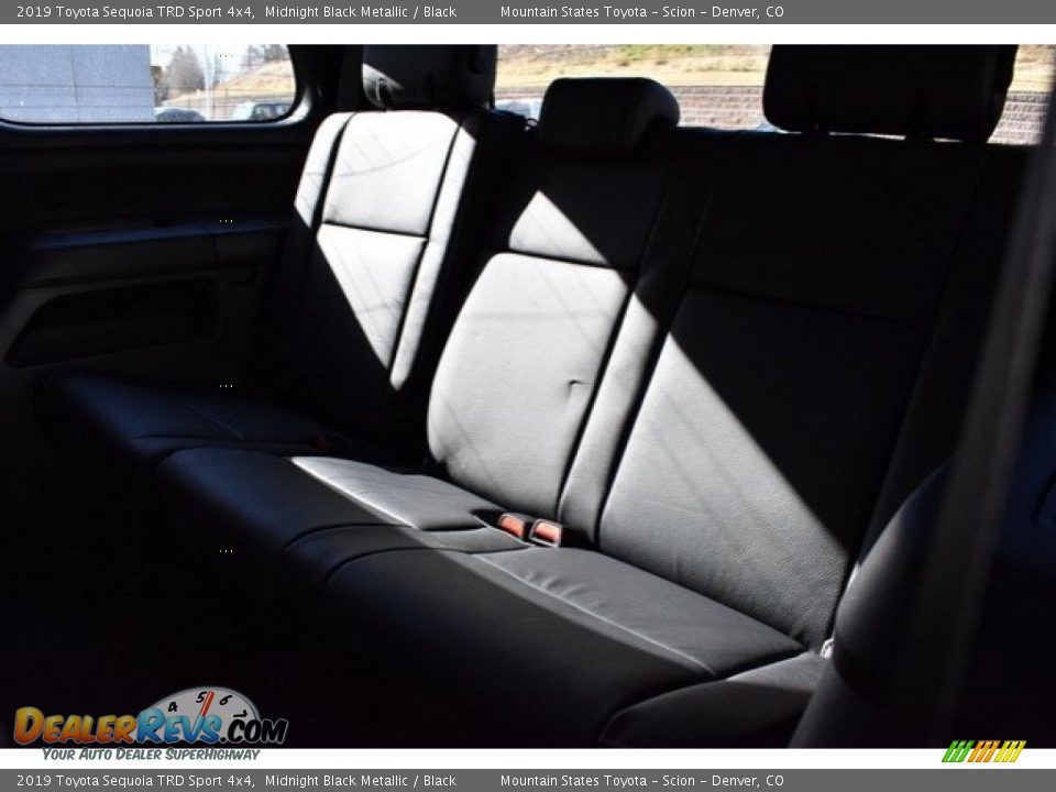 2019 Toyota Sequoia TRD Sport 4x4 Midnight Black Metallic / Black Photo #22