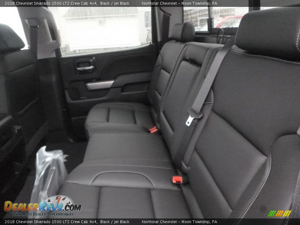 2018 Chevrolet Silverado 1500 LTZ Crew Cab 4x4 Black / Jet Black Photo #11