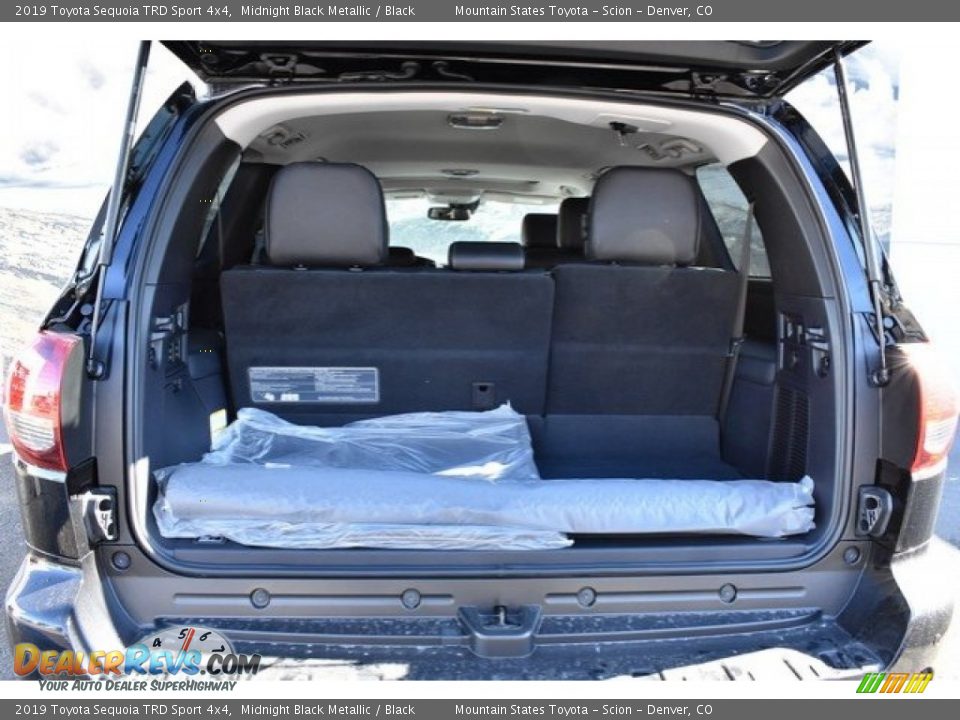 2019 Toyota Sequoia TRD Sport 4x4 Midnight Black Metallic / Black Photo #34