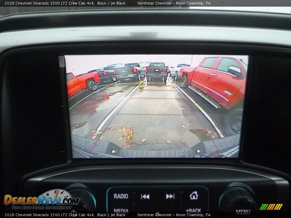2018 Chevrolet Silverado 1500 LTZ Crew Cab 4x4 Black / Jet Black Photo #18