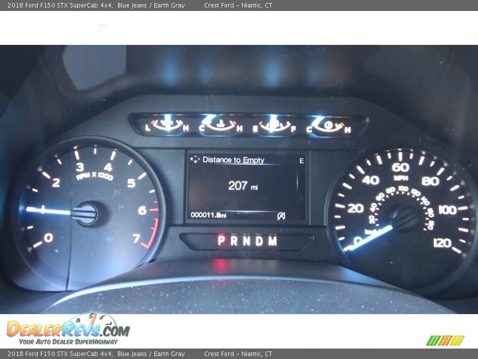 2018 Ford F150 STX SuperCab 4x4 Blue Jeans / Earth Gray Photo #13