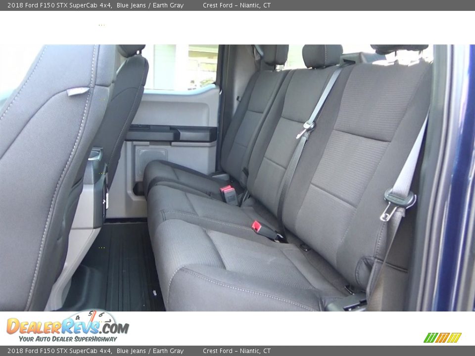 2018 Ford F150 STX SuperCab 4x4 Blue Jeans / Earth Gray Photo #16