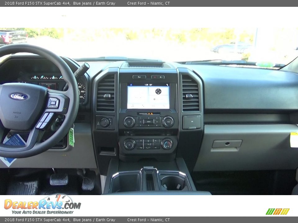 2018 Ford F150 STX SuperCab 4x4 Blue Jeans / Earth Gray Photo #17