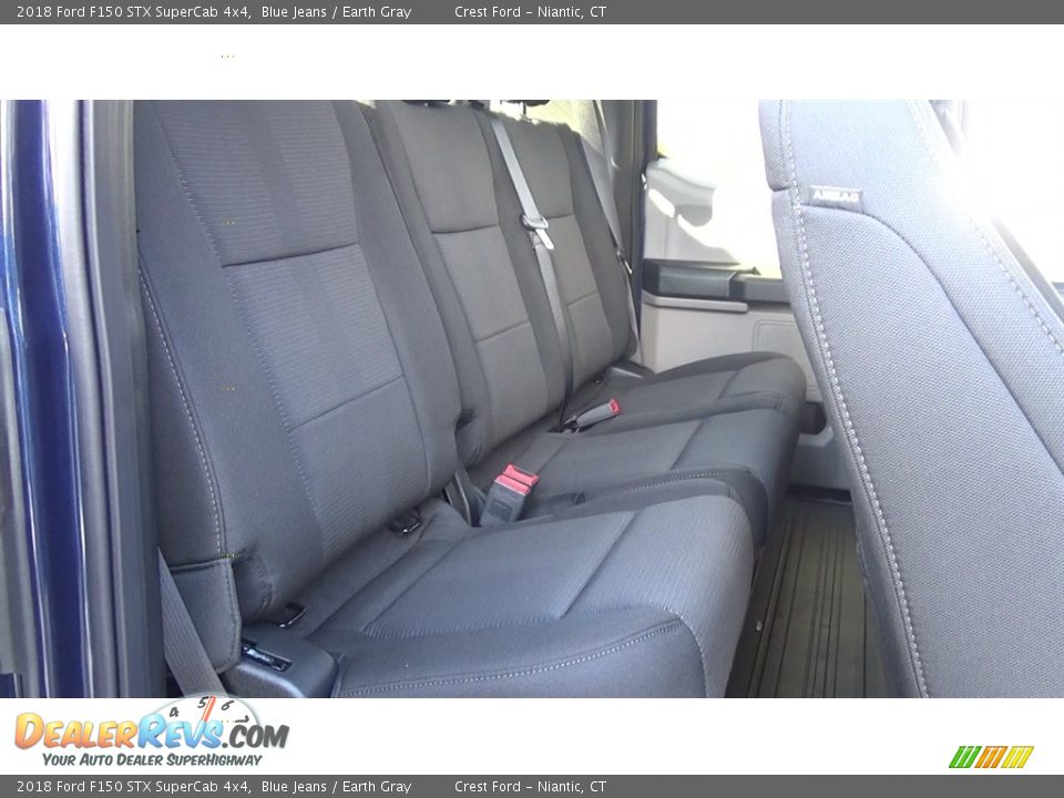 2018 Ford F150 STX SuperCab 4x4 Blue Jeans / Earth Gray Photo #21