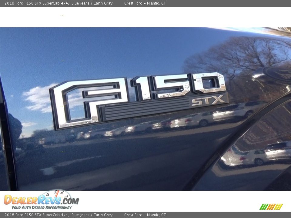 2018 Ford F150 STX SuperCab 4x4 Blue Jeans / Earth Gray Photo #24