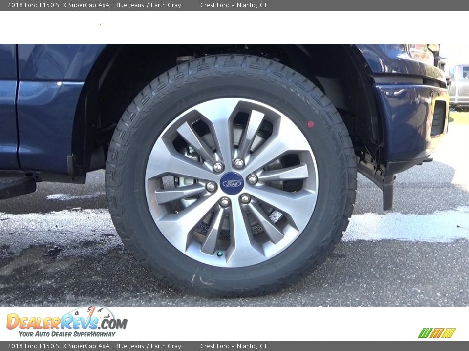 2018 Ford F150 STX SuperCab 4x4 Blue Jeans / Earth Gray Photo #25