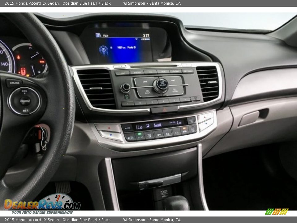2015 Honda Accord LX Sedan Obsidian Blue Pearl / Black Photo #5