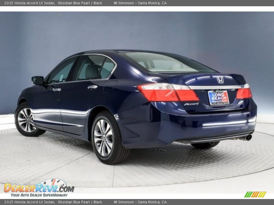 2015 Honda Accord LX Sedan Obsidian Blue Pearl / Black Photo #10