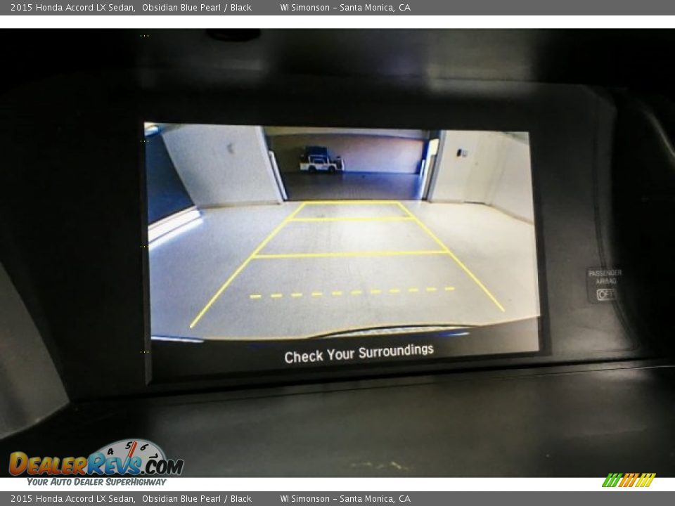 2015 Honda Accord LX Sedan Obsidian Blue Pearl / Black Photo #13