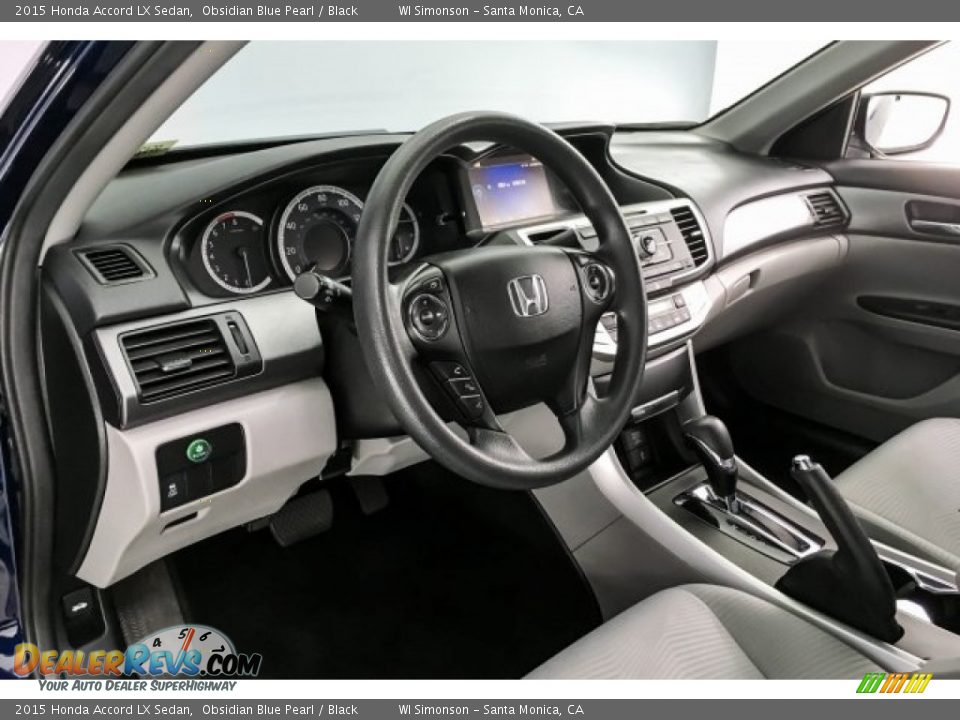 2015 Honda Accord LX Sedan Obsidian Blue Pearl / Black Photo #20