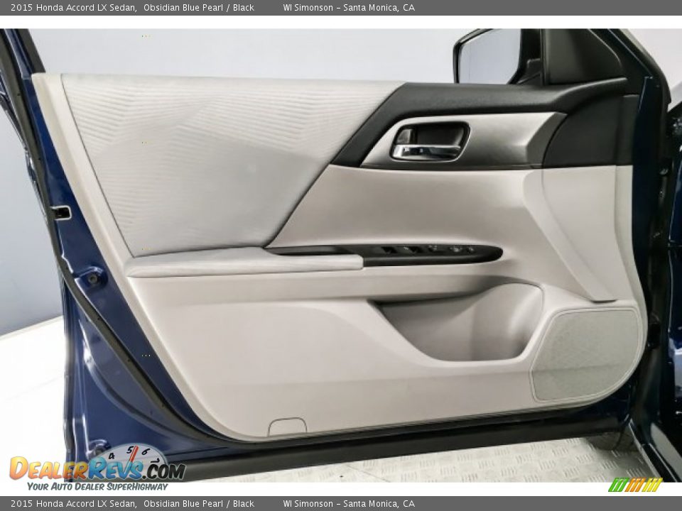 2015 Honda Accord LX Sedan Obsidian Blue Pearl / Black Photo #24