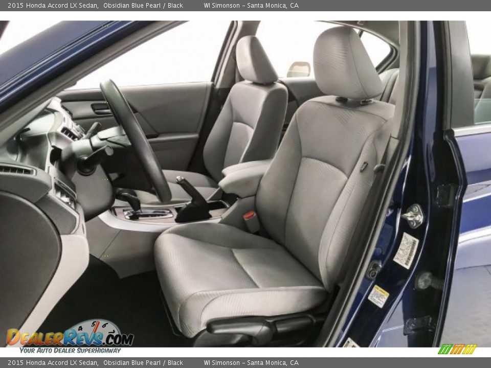 2015 Honda Accord LX Sedan Obsidian Blue Pearl / Black Photo #25
