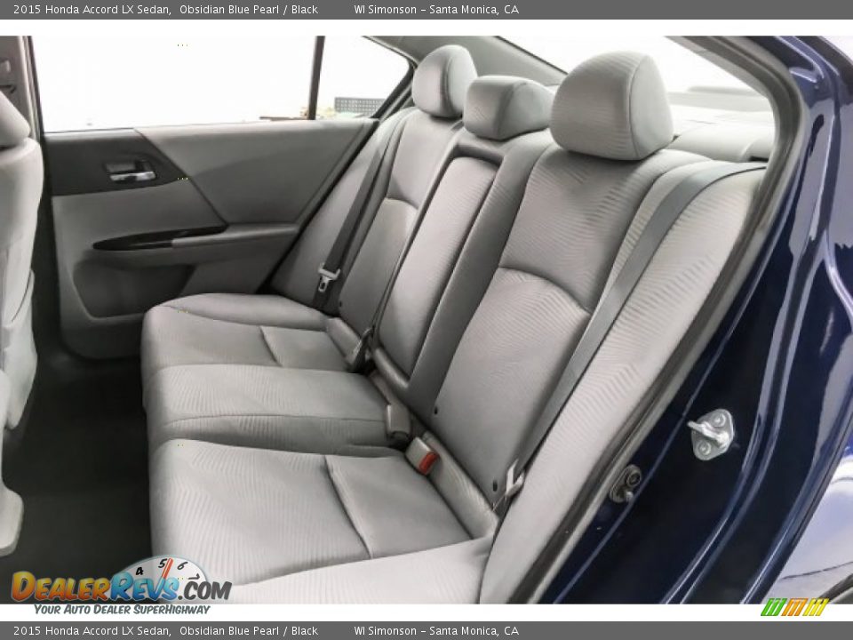 2015 Honda Accord LX Sedan Obsidian Blue Pearl / Black Photo #26