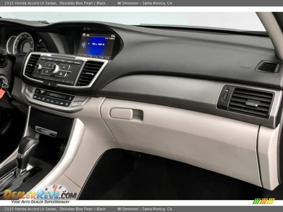 2015 Honda Accord LX Sedan Obsidian Blue Pearl / Black Photo #29