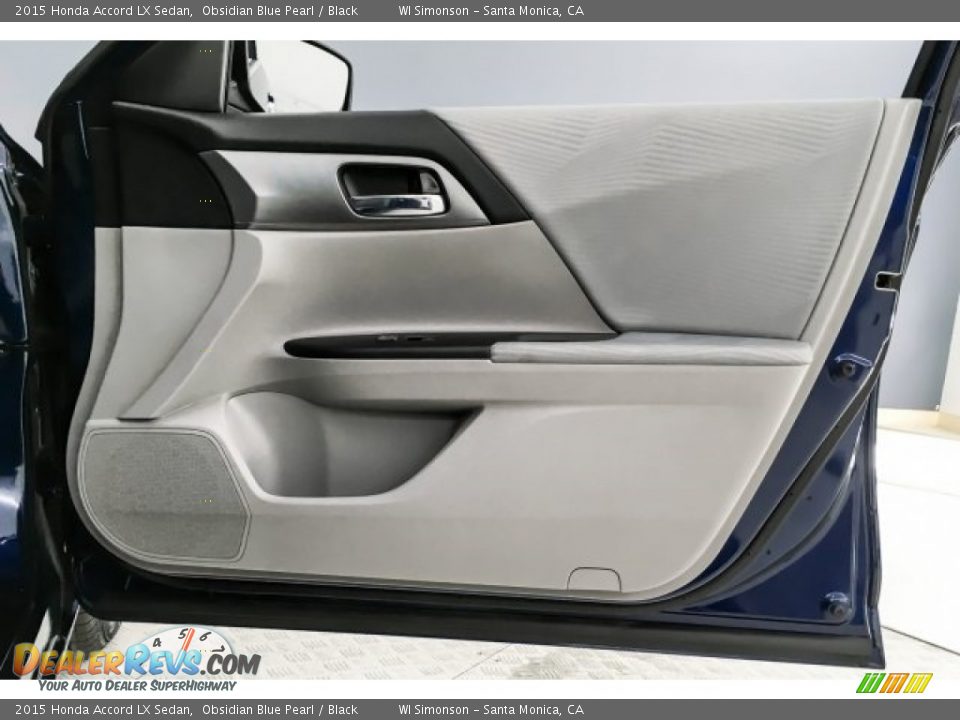 2015 Honda Accord LX Sedan Obsidian Blue Pearl / Black Photo #30