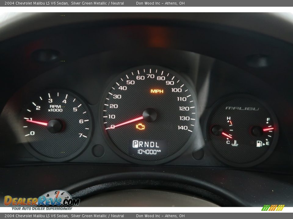 2004 Chevrolet Malibu LS V6 Sedan Silver Green Metallic / Neutral Photo #21