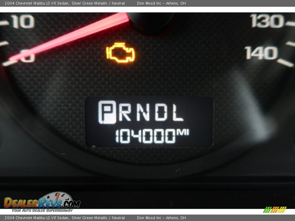 2004 Chevrolet Malibu LS V6 Sedan Silver Green Metallic / Neutral Photo #22