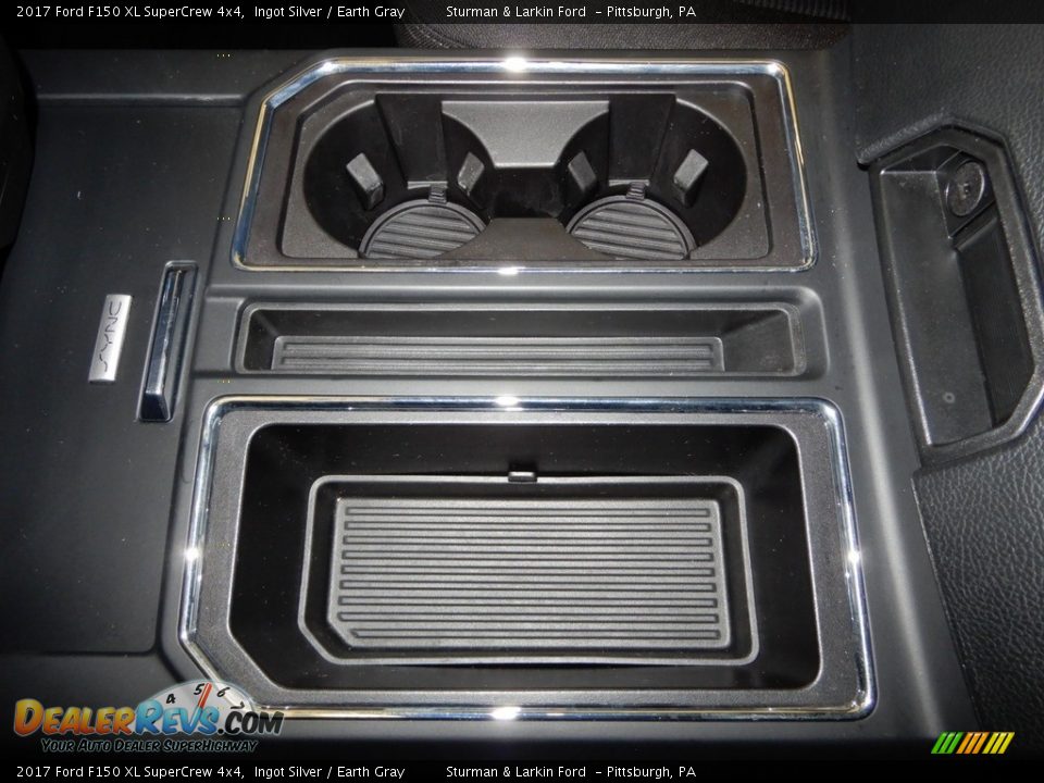 2017 Ford F150 XL SuperCrew 4x4 Ingot Silver / Earth Gray Photo #18