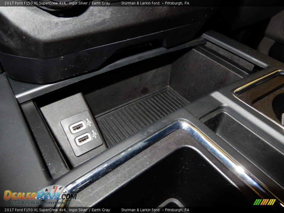 2017 Ford F150 XL SuperCrew 4x4 Ingot Silver / Earth Gray Photo #19