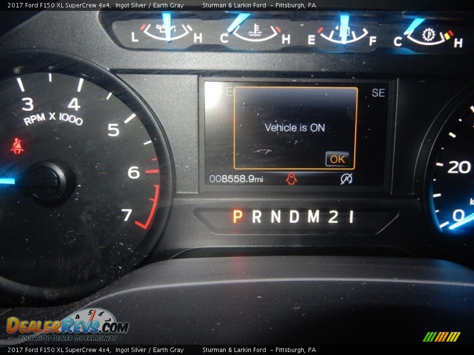 2017 Ford F150 XL SuperCrew 4x4 Ingot Silver / Earth Gray Photo #25