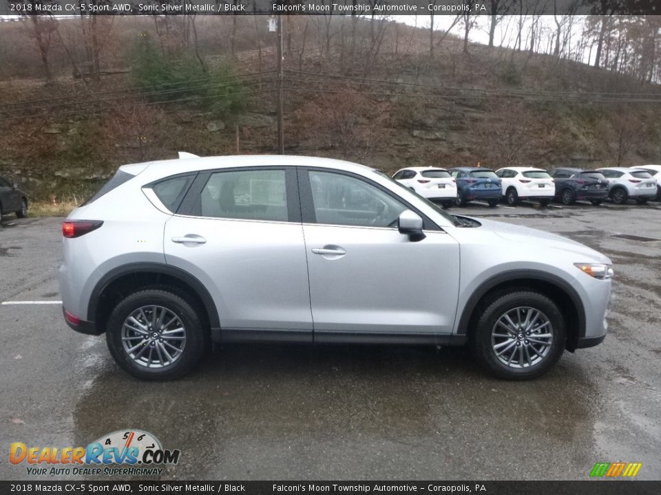 2018 Mazda CX-5 Sport AWD Sonic Silver Metallic / Black Photo #1