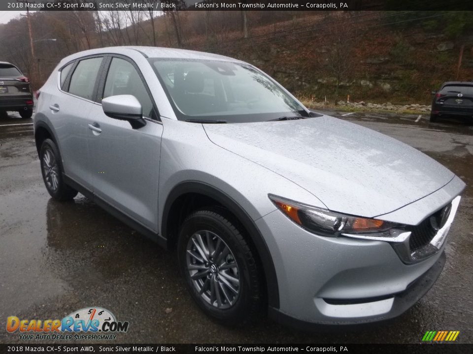 2018 Mazda CX-5 Sport AWD Sonic Silver Metallic / Black Photo #3