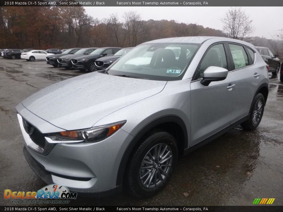 2018 Mazda CX-5 Sport AWD Sonic Silver Metallic / Black Photo #5