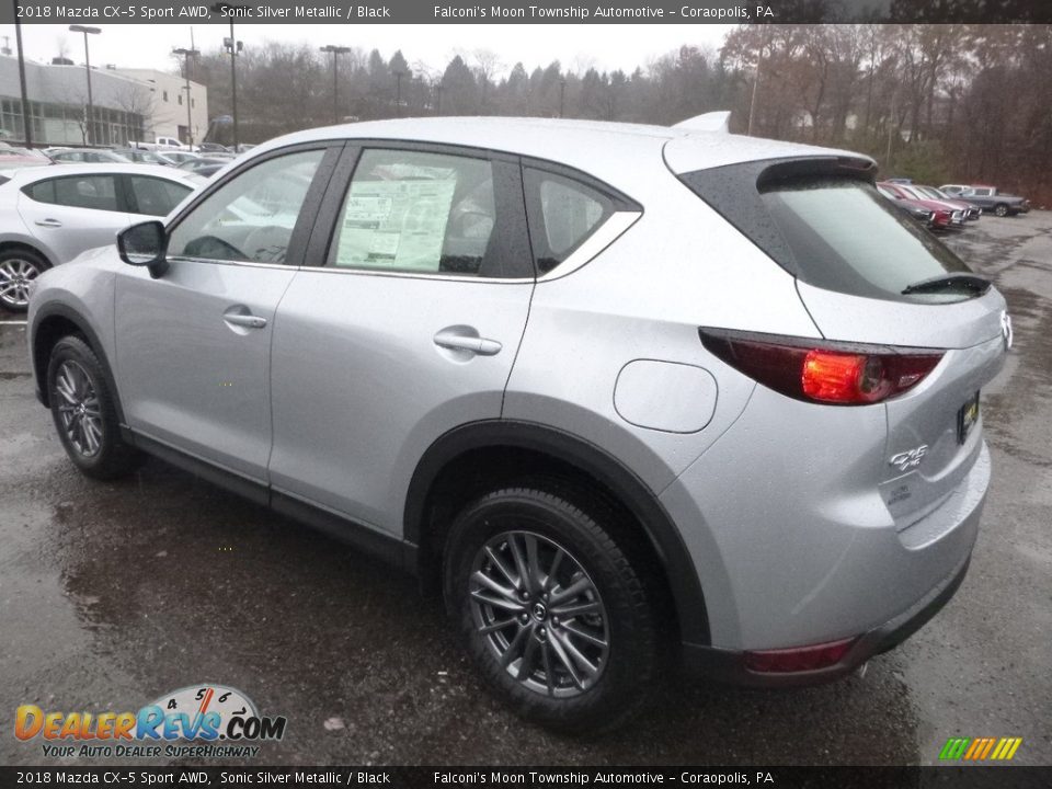 2018 Mazda CX-5 Sport AWD Sonic Silver Metallic / Black Photo #6