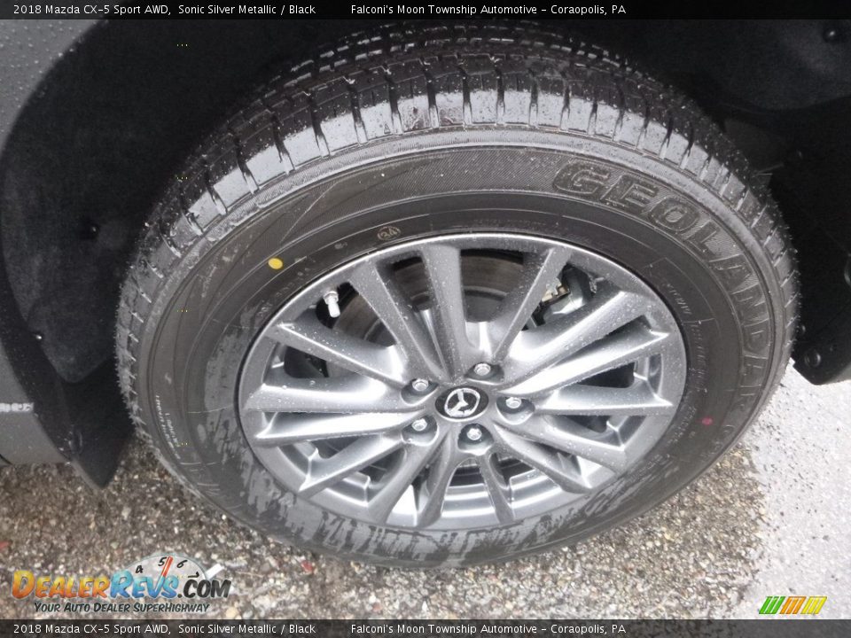 2018 Mazda CX-5 Sport AWD Sonic Silver Metallic / Black Photo #7