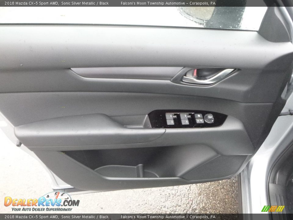 2018 Mazda CX-5 Sport AWD Sonic Silver Metallic / Black Photo #10
