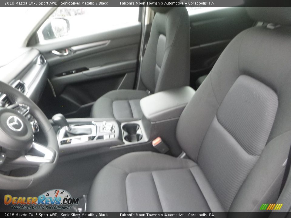 2018 Mazda CX-5 Sport AWD Sonic Silver Metallic / Black Photo #11