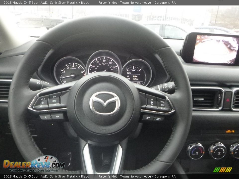 2018 Mazda CX-5 Sport AWD Sonic Silver Metallic / Black Photo #15