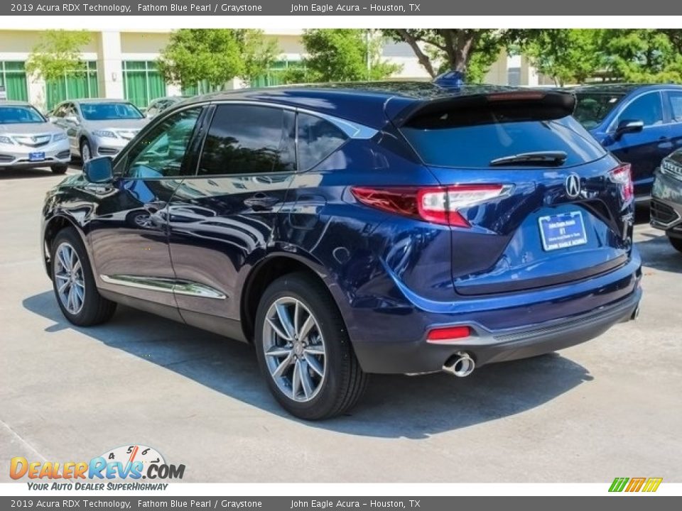 2019 Acura RDX Technology Fathom Blue Pearl / Graystone Photo #5