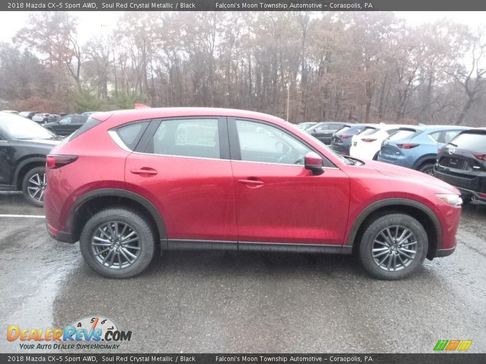 2018 Mazda CX-5 Sport AWD Soul Red Crystal Metallic / Black Photo #1