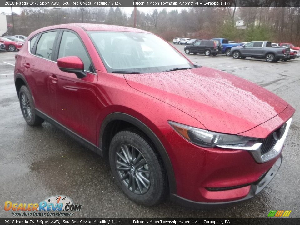 2018 Mazda CX-5 Sport AWD Soul Red Crystal Metallic / Black Photo #3