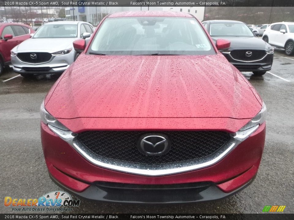 2018 Mazda CX-5 Sport AWD Soul Red Crystal Metallic / Black Photo #4
