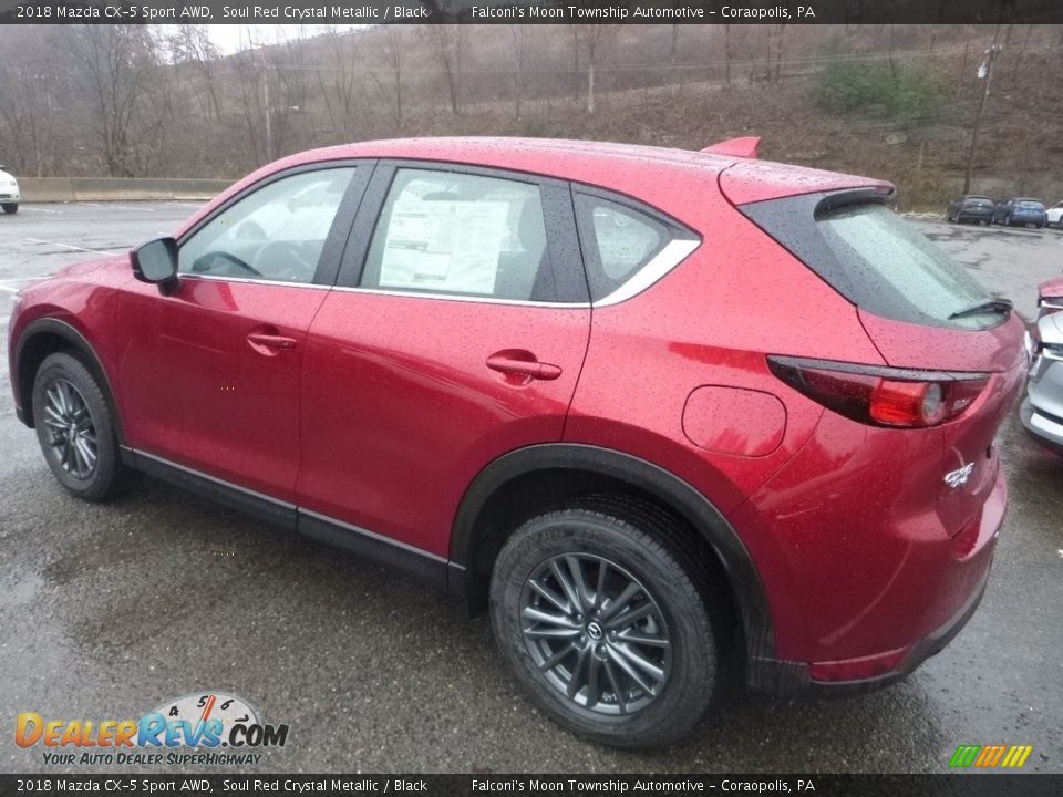 2018 Mazda CX-5 Sport AWD Soul Red Crystal Metallic / Black Photo #6