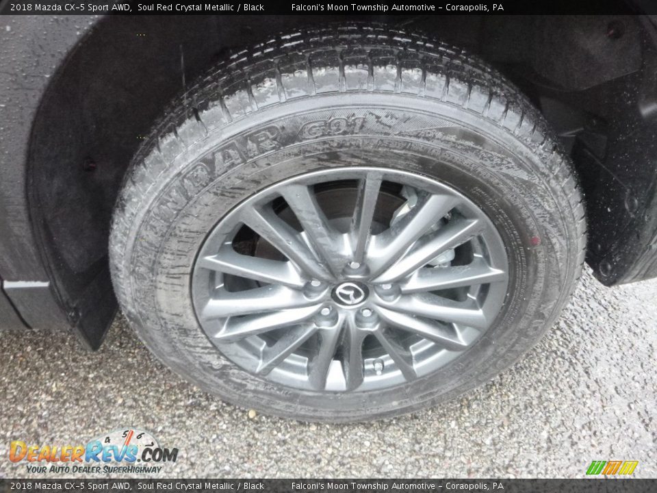 2018 Mazda CX-5 Sport AWD Soul Red Crystal Metallic / Black Photo #7
