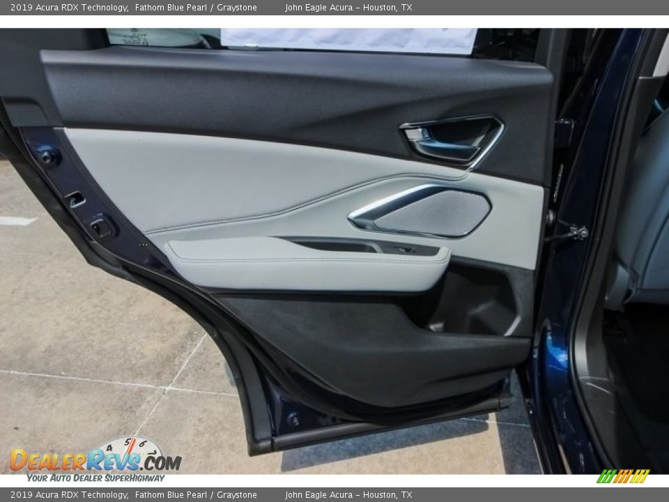 2019 Acura RDX Technology Fathom Blue Pearl / Graystone Photo #17