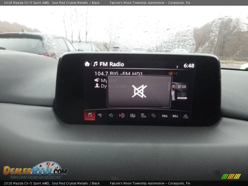 2018 Mazda CX-5 Sport AWD Soul Red Crystal Metallic / Black Photo #13