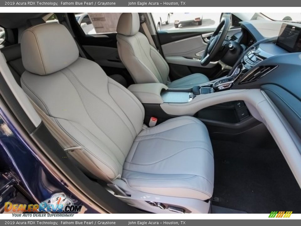 2019 Acura RDX Technology Fathom Blue Pearl / Graystone Photo #24