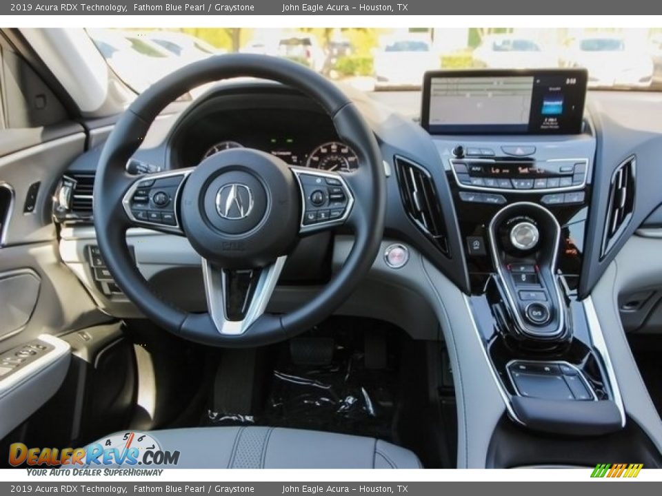 2019 Acura RDX Technology Fathom Blue Pearl / Graystone Photo #26