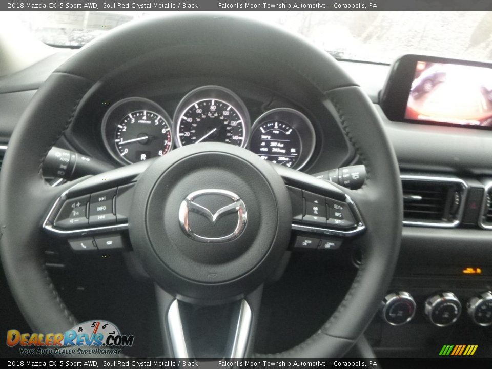 2018 Mazda CX-5 Sport AWD Soul Red Crystal Metallic / Black Photo #15