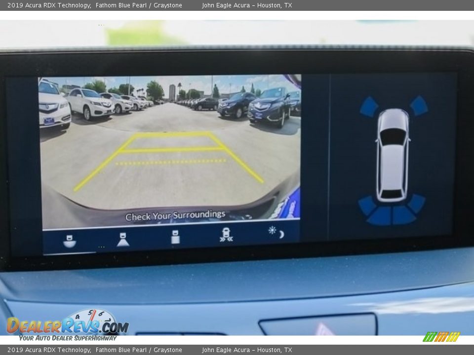 2019 Acura RDX Technology Fathom Blue Pearl / Graystone Photo #34